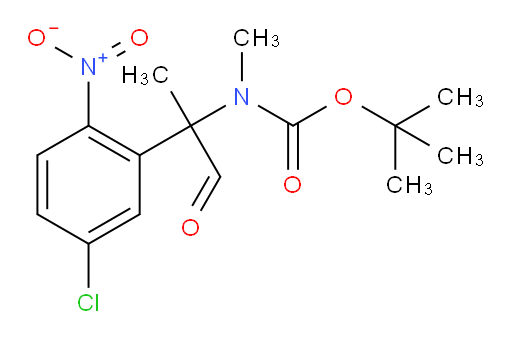 tert-butyl N-[2-(5-chloro-2-nitrophenyl)-1-oxopropan-2-yl]-N-methylcarbamate