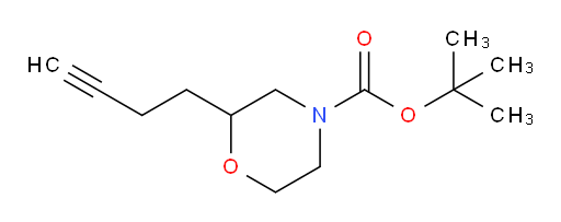 tert-butyl 2-(but-3-yn-1-yl)morpholine-4-carboxylate