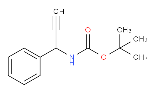 tert-butyl N-(1-phenylprop-2-yn-1-yl)carbamate