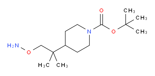 tert-butyl 4-[1-(aminooxy)-2-methylpropan-2-yl]piperidine-1-carboxylate
