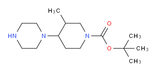tert-butyl 3-methyl-4-(piperazin-1-yl)piperidine-1-carboxylate