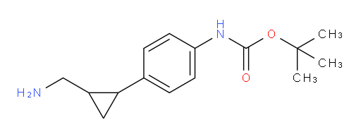 tert-butyl N-{4-[2-(aminomethyl)cyclopropyl]phenyl}carbamate