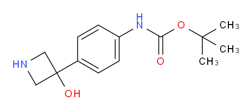 tert-butyl N-[4-(3-hydroxyazetidin-3-yl)phenyl]carbamate