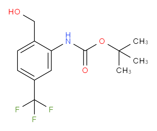 tert-butyl N-[2-(hydroxymethyl)-5-(trifluoromethyl)phenyl]carbamate