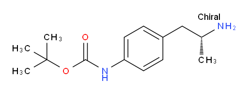 tert-butyl N-{4-[(2R)-2-aminopropyl]phenyl}carbamate