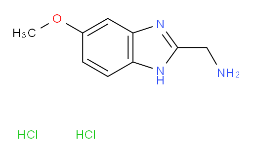 1-(5-methoxy-1H-1,3-benzodiazol-2-yl)methanamine dihydrochloride