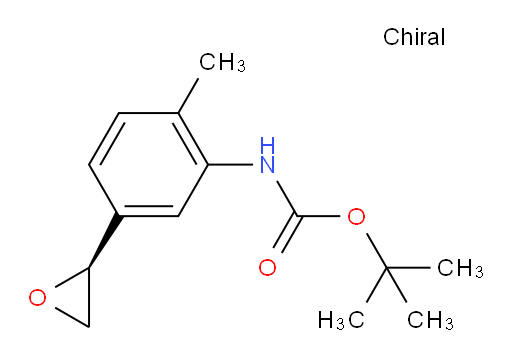 tert-butyl N-{2-methyl-5-[(2S)-oxiran-2-yl]phenyl}carbamate