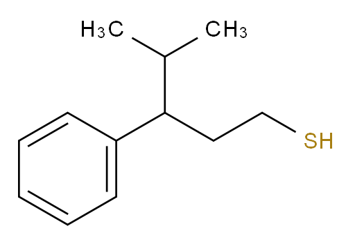 4-methyl-3-phenylpentane-1-thiol