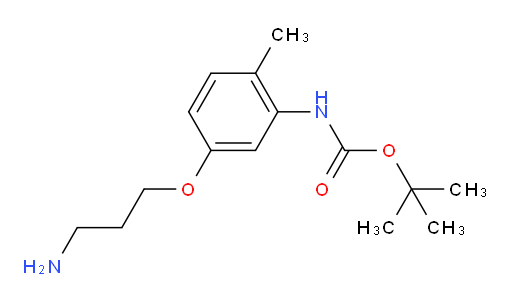 tert-butyl N-[5-(3-aminopropoxy)-2-methylphenyl]carbamate