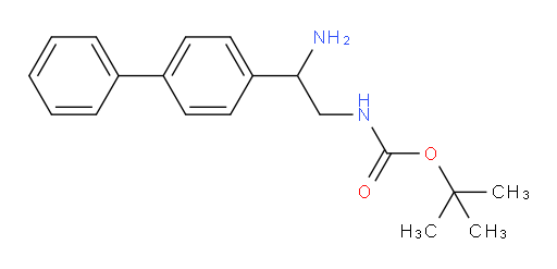 tert-butyl N-[2-amino-2-(4-phenylphenyl)ethyl]carbamate