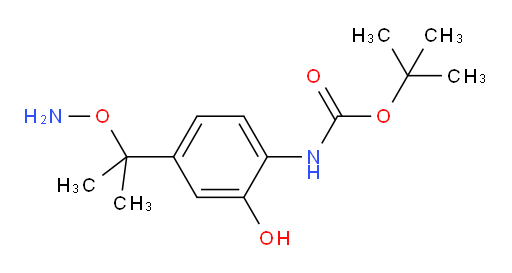 tert-butyl N-{4-[2-(aminooxy)propan-2-yl]-2-hydroxyphenyl}carbamate