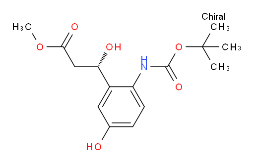 methyl (3S)-3-(2-{[(tert-butoxy)carbonyl]amino}-5-hydroxyphenyl)-3-hydroxypropanoate