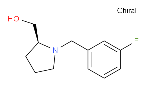 [(2S)-1-[(3-fluorophenyl)methyl]pyrrolidin-2-yl]methanol