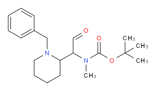tert-butyl N-[1-(1-benzylpiperidin-2-yl)-2-oxoethyl]-N-methylcarbamate