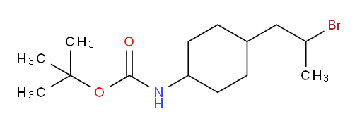 tert-butyl N-[4-(2-bromopropyl)cyclohexyl]carbamate