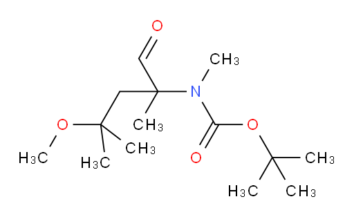 tert-butyl N-(4-methoxy-2,4-dimethyl-1-oxopentan-2-yl)-N-methylcarbamate