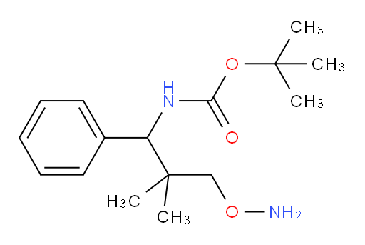 tert-butyl N-[3-(aminooxy)-2,2-dimethyl-1-phenylpropyl]carbamate