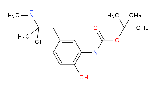 tert-butyl N-{2-hydroxy-5-[2-methyl-2-(methylamino)propyl]phenyl}carbamate