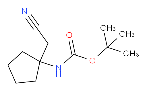 tert-butyl N-[1-(cyanomethyl)cyclopentyl]carbamate