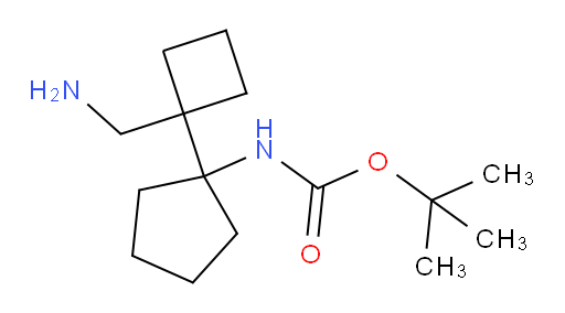 tert-butyl N-{1-[1-(aminomethyl)cyclobutyl]cyclopentyl}carbamate