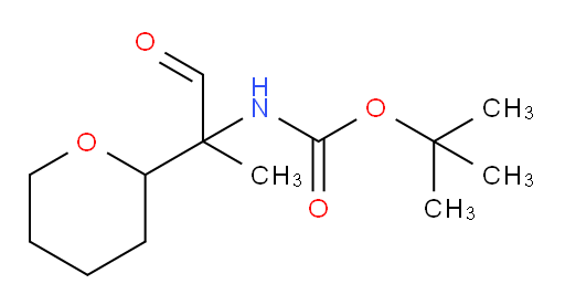 tert-butyl N-[2-(oxan-2-yl)-1-oxopropan-2-yl]carbamate