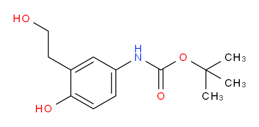 tert-butyl N-[4-hydroxy-3-(2-hydroxyethyl)phenyl]carbamate