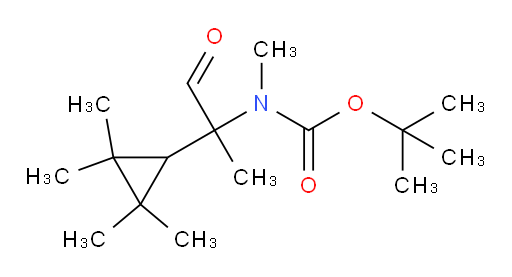 tert-butyl N-methyl-N-[1-oxo-2-(2,2,3,3-tetramethylcyclopropyl)propan-2-yl]carbamate