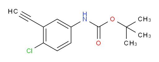 tert-butyl N-(4-chloro-3-ethynylphenyl)carbamate
