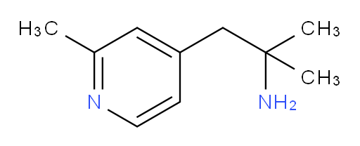 2-methyl-1-(2-methylpyridin-4-yl)propan-2-amine