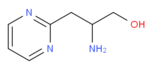 2-amino-3-(pyrimidin-2-yl)propan-1-ol