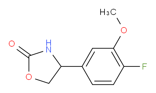 4-(4-fluoro-3-methoxyphenyl)-1,3-oxazolidin-2-one