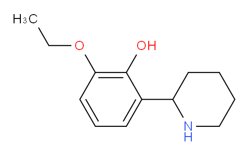 2-ethoxy-6-(piperidin-2-yl)phenol