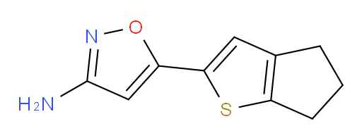 5-{4H,5H,6H-cyclopenta[b]thiophen-2-yl}-1,2-oxazol-3-amine