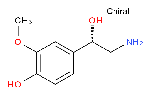 4-[(1S)-2-amino-1-hydroxyethyl]-2-methoxyphenol