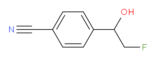 4-(2-fluoro-1-hydroxyethyl)benzonitrile