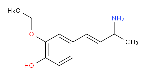 4-(3-aminobut-1-en-1-yl)-2-ethoxyphenol