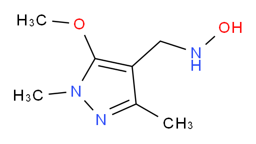 N-[(5-methoxy-1,3-dimethyl-1H-pyrazol-4-yl)methyl]hydroxylamine