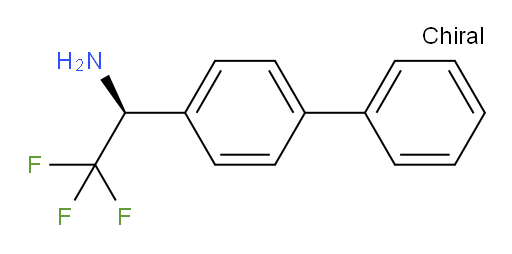 (1S)-2,2,2-trifluoro-1-(4-phenylphenyl)ethan-1-amine