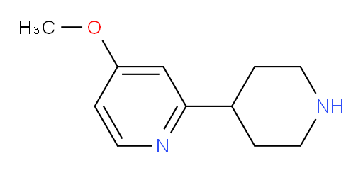 4-methoxy-2-(piperidin-4-yl)pyridine