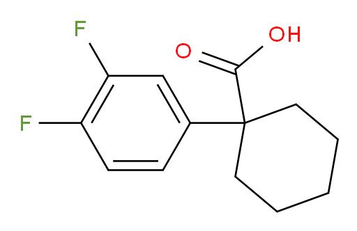 1-(3,4-difluorophenyl)cyclohexane-1-carboxylic acid