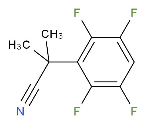 2-methyl-2-(2,3,5,6-tetrafluorophenyl)propanenitrile