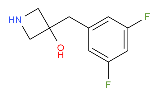 3-[(3,5-difluorophenyl)methyl]azetidin-3-ol