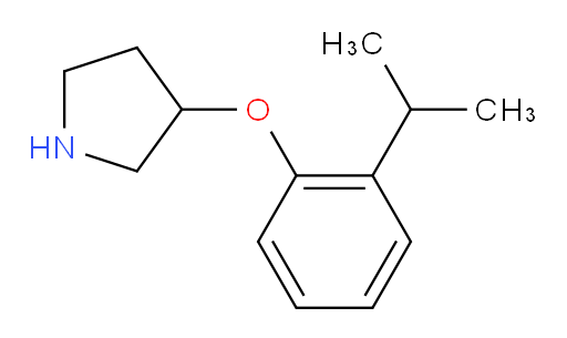 3-[2-(propan-2-yl)phenoxy]pyrrolidine