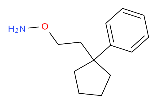 O-[2-(1-phenylcyclopentyl)ethyl]hydroxylamine