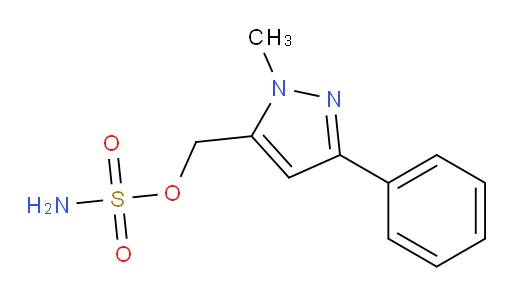 (1-methyl-3-phenyl-1H-pyrazol-5-yl)methyl sulfamate
