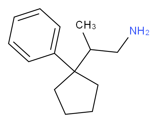 2-(1-phenylcyclopentyl)propan-1-amine
