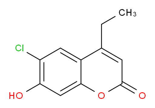 6-chloro-4-ethyl-7-hydroxy-2H-chromen-2-one