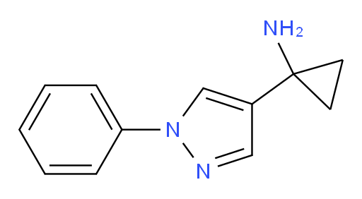 1-(1-phenyl-1H-pyrazol-4-yl)cyclopropan-1-amine