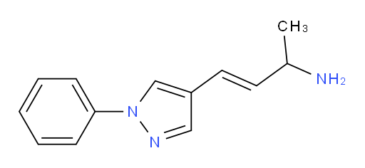 4-(1-phenyl-1H-pyrazol-4-yl)but-3-en-2-amine