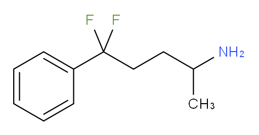 5,5-difluoro-5-phenylpentan-2-amine